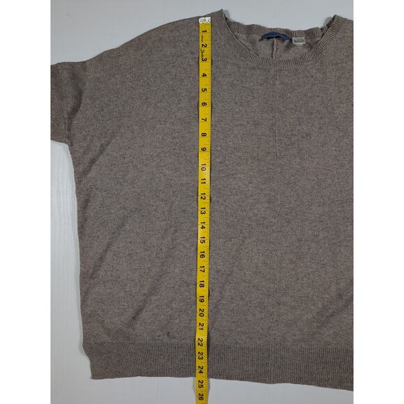 Acrobat Women’s Silk Cashmere Sweater XS/S Gray Asymmetrical Hem Split Side Knit - Picture 6 of 10